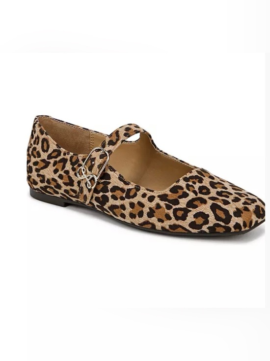 Sam & Libby Shoes - Sam and Libby Leopard Print Fredi Mary Jane Flats - Size 9.5